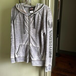 Harley Davidson zip up hoodie